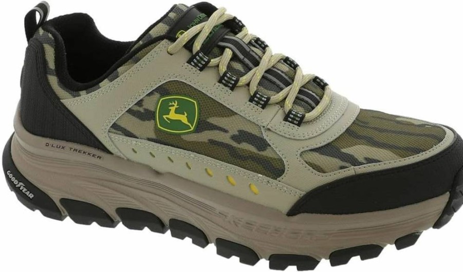Skechers Men's John Deere D'Lux Trekker Soundguard Work Boots Lace-Up Outdoor Shoes
