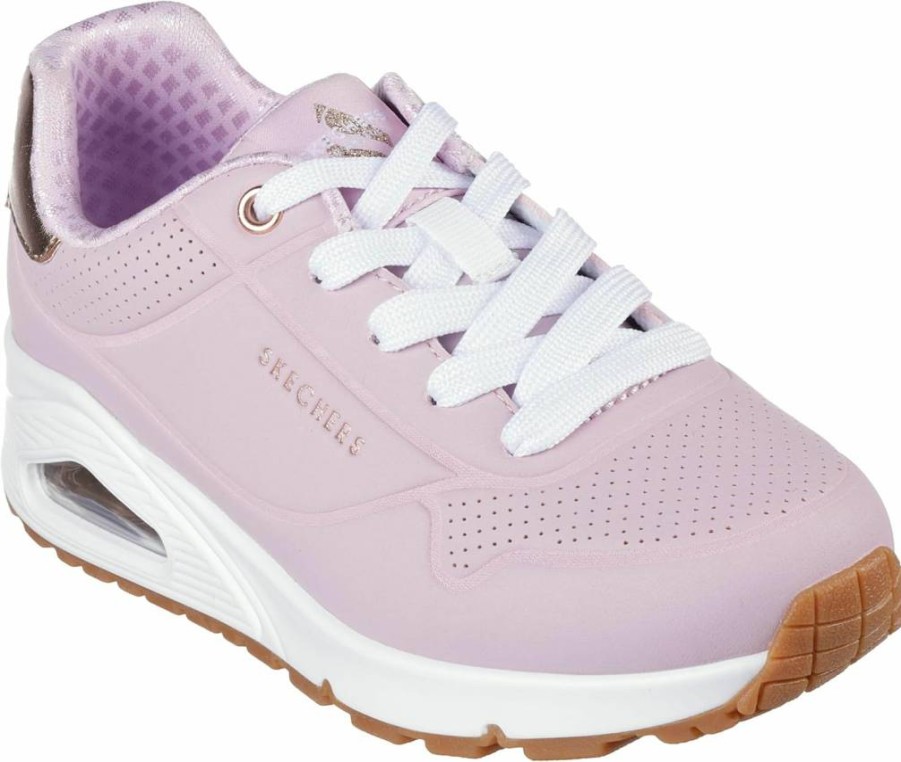 Skechers Kids' Uno Gen1 Shimmer Away Lightweight Sneakers for Boys & Girls