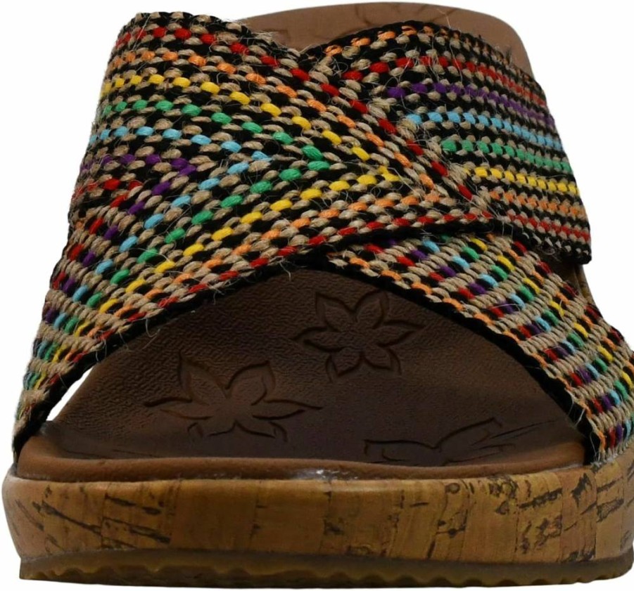 Skechers Women's Beverlee Delighted Wedge Sandal - Comfortable Casual Slip-On Heeled Shoes for Women