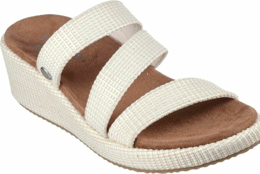 Skechers Women's Arch Fit Beverlee-Morningside Comfort Wedge Sandals for Support and Style