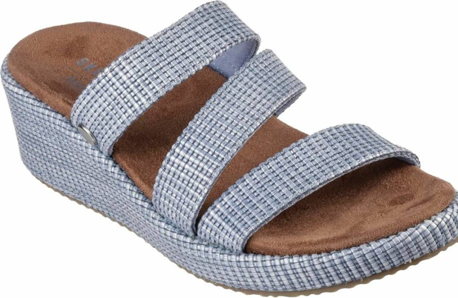 Skechers Women's Arch Fit Beverlee-Morningside Comfort Wedge Sandals for Support and Style