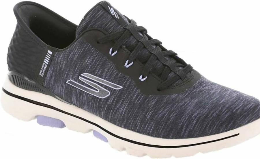 Skechers Women's Go Walk 5 Relaxed Fit Slip-On Golf Walking Shoes for Comfort and Support