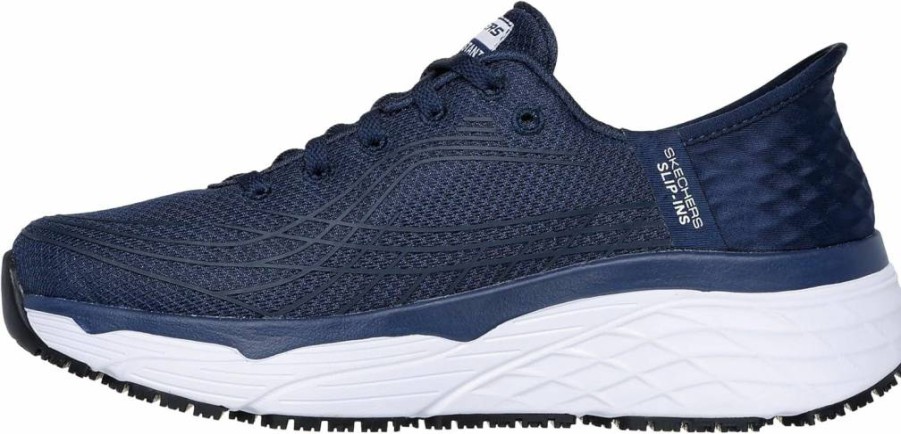 Skechers Women's Hands-Free Slip-Ins Max Cushioning Elite SR - Comfortable Healthcare Professional Shoes for Women