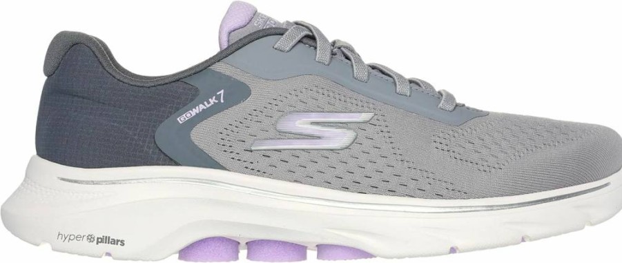 Skechers Women's Go Walk 7 Cosmic Waves Lightweight Walking Shoes - Comfortable Athletic Sneakers for Women