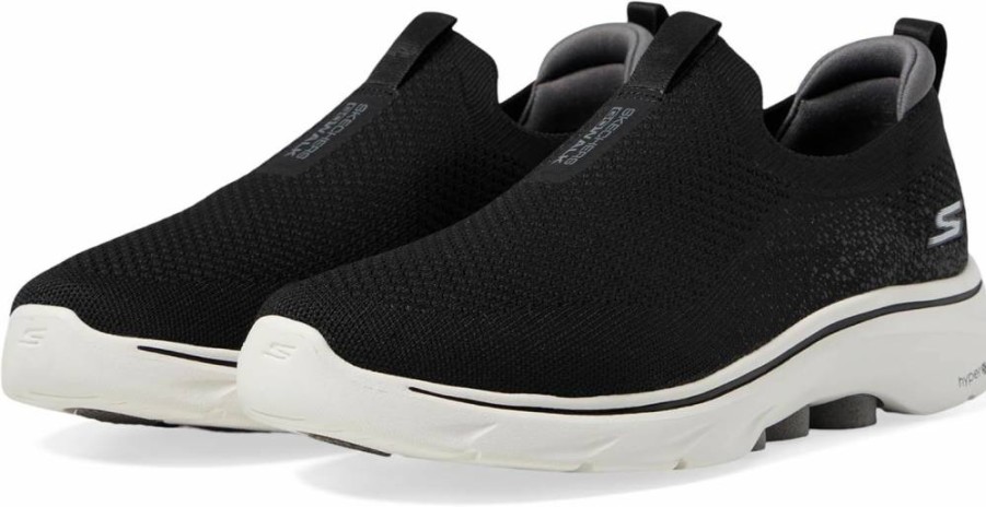 Skechers Men's Go Walk 7 Stretch Fit Slip-On Walking Shoes - Lightweight Comfort Sneakers for Men