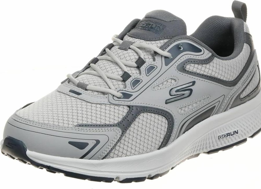 Skechers Men's Go Run Consistent - Lightweight Running Sneakers with Air-Cooled Memory Foam for Workout & Walking