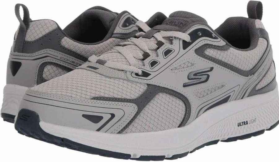 Skechers Men's Go Run Consistent - Lightweight Running Sneakers with Air-Cooled Memory Foam for Workout & Walking