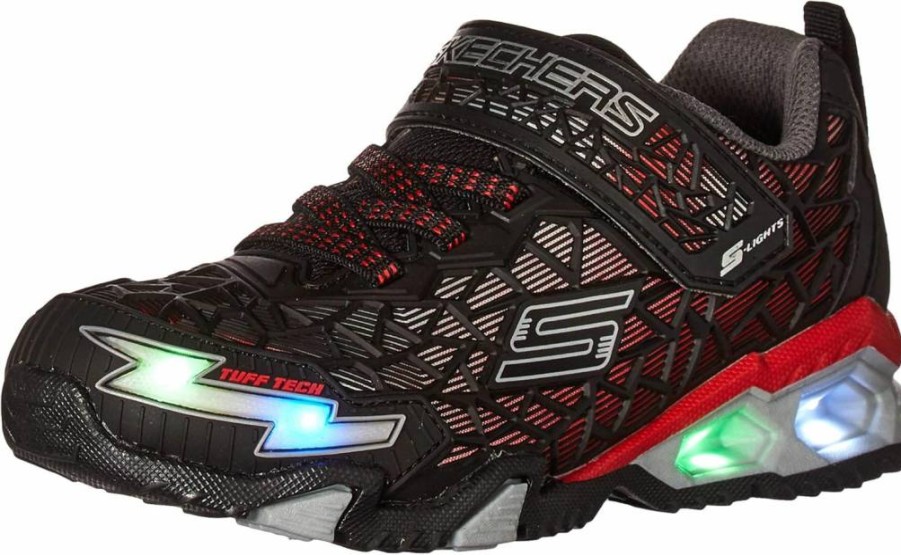 Skechers Boys' Hydro Lights Tuff Force Sneaker - Lightweight Athletic Shoes for Kids