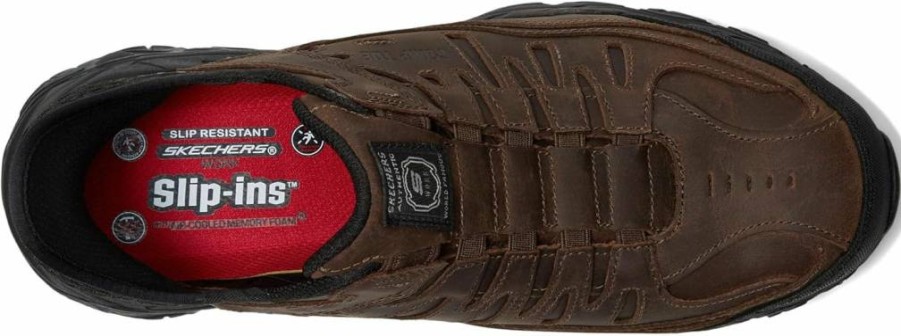 Skechers Men's Holdredge Ryker Slip-On Construction Work Shoes for Comfort and Safety