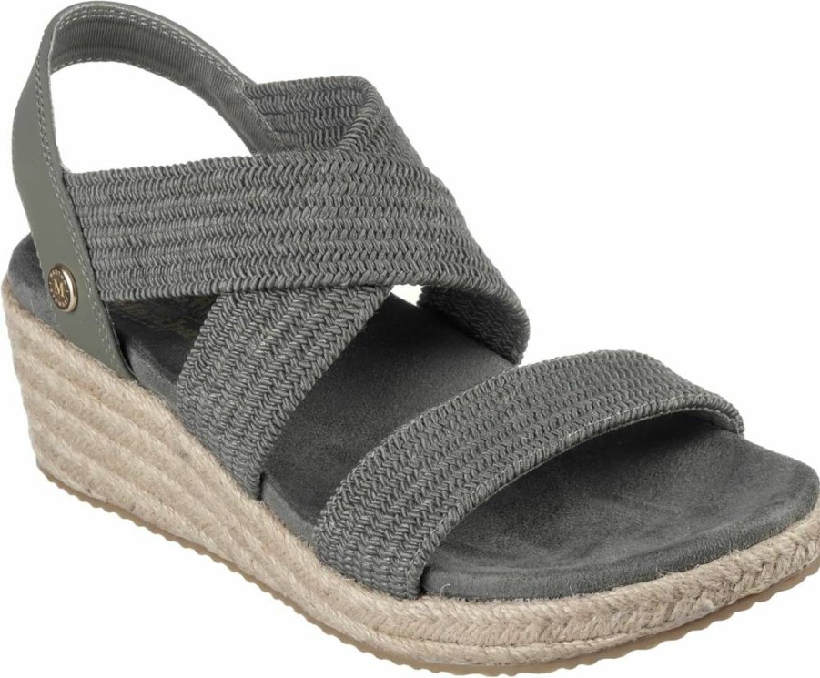 Skechers Women's Arch Fit Beverlee-Brentwood Comfort Wedge Sandals for Support and Style