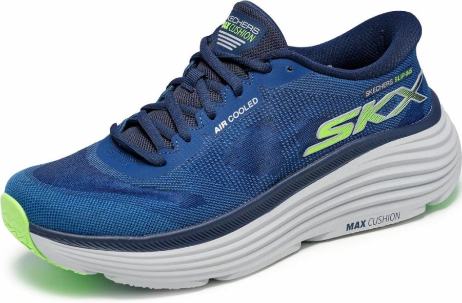 Skechers Men's Slip-On Sneakers with Max Cushioning - Hands Free Slip-Ins Endeavour Exciton Comfort Walking Shoes