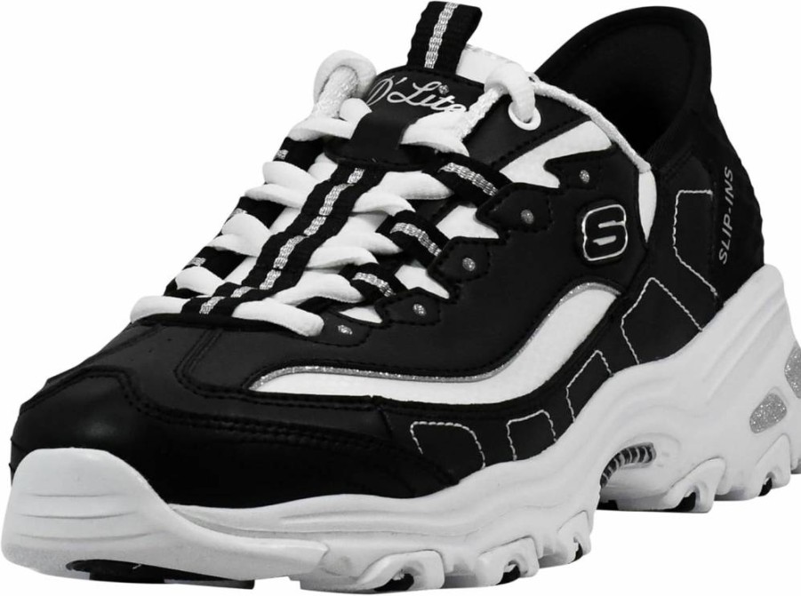 Skechers Women's D'Lites New Scene Hands-Free Slip-On Sneakers - Comfortable Walking Shoes for Women