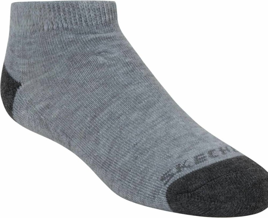 Skechers Kids' No Show Socks 10-Pack - Breathable Comfort Socks for Boys & Girls