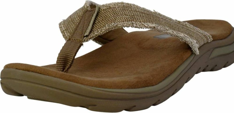 Skechers Men's Supreme Bosnia Comfort Sandals - Relaxed Fit Outdoor Slip-Ons for Men
