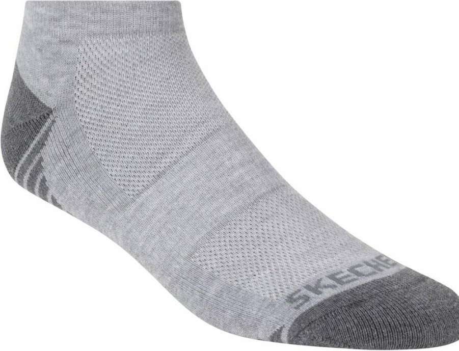 Skechers Men's 6-Pack Low Cut Casual Comfort Socks for Everyday Wear
