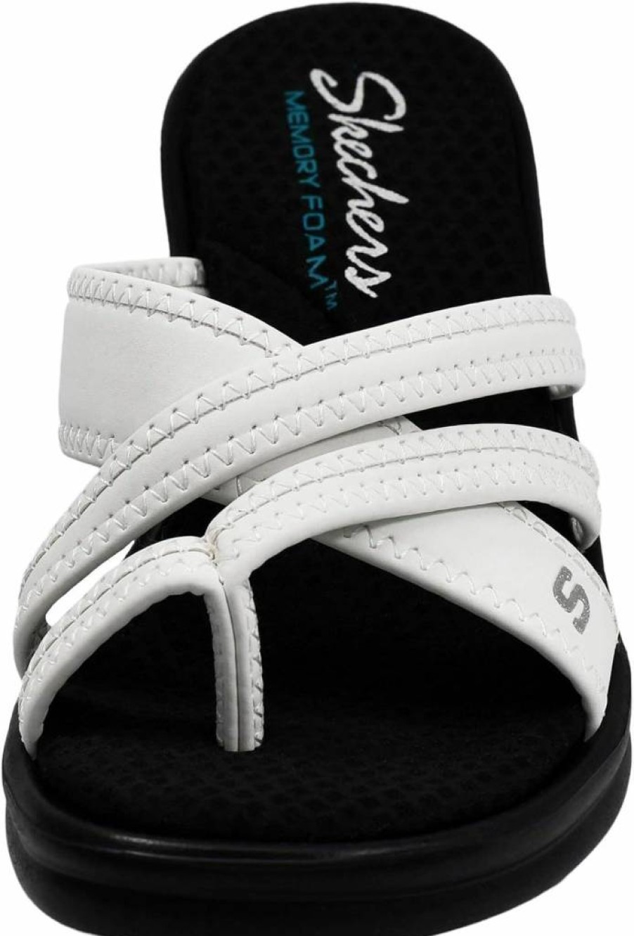 Skechers Women's Young At Heart Wedge Sandal - Comfortable Casual Slip-On Footwear for Women