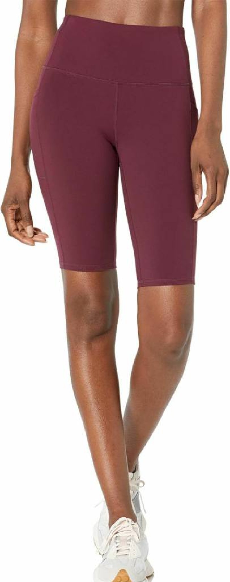 Skechers Women's Go Walk High Waisted 10-Inch Bike Shorts for Comfort & Active Wear