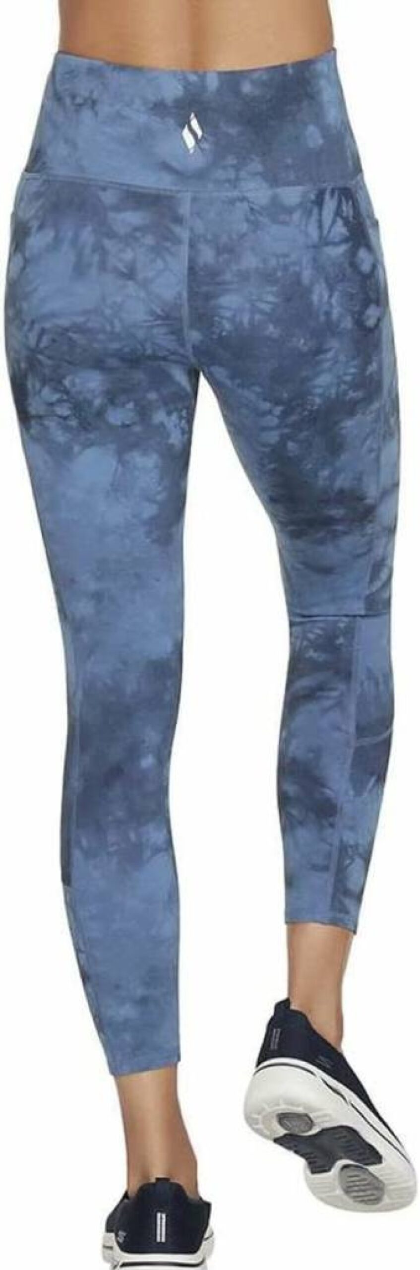 Skechers Women's Go Walk High Waisted 7/8 Yoga Leggings - Comfortable Workout Pants for Walking & Active Wear